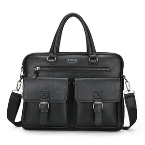 Mayorista Unisex PU Cuero Hombres Bolso <span class=keywords><strong>de</strong></span> negocios Laptop Bag <span class=keywords><strong>Maleta</strong></span> para hombres <span class=keywords><strong>de</strong></span> negocios Bolso suave Bolsa <span class=keywords><strong>de</strong></span> mensajero - Product Image 3