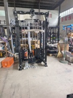 Lat Pulldown & Low Row Squat Rack Cable Cross Over All in One Multi Functional Power Rack Smith Machine pour la salle de sport à domicile