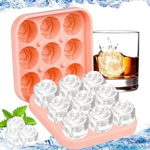 Moule à glaçons sphériques en silicone, nouvelle mode, écologique et durable, avec couvercle et bac pour la fabrication de glaces - Product Image 4