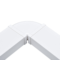 Tuyau plat en PVC personnalisable de haute qualité Conduit d'air rectangulaire en plastique blanc Raccords de ventilation pour système CVC