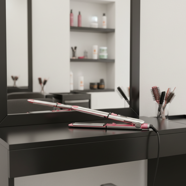 Safety Wholesale Non slip Professional Hair Styling Tools Titanium Plate Hair Straightener