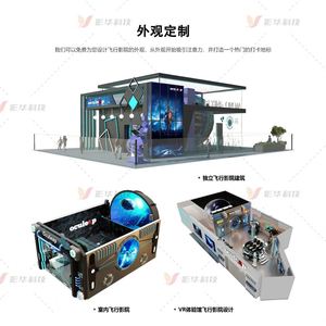 Théâtre de vol immersif 5D/7D à écran sphérique 9D à vision directe, avec suspension dynamique, pour équipement d'aventure aérienne aux Bermudes - Product Image 4