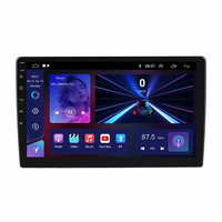 DVD Player Mobil Android 9 inci 10 inci Murah Pabrik, 2Din Logo Kustom GPS BT Carplay Head Unit