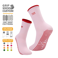 Chaussettes de yoga pour femmes, design personnalisé, chaussettes de yoga antidérapantes professionnelles, chaussettes de fitness et de pilates
