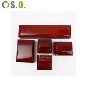 Black Wholesale Luxury Jewelry Box Custom PU Leather Jewelry Packaging Bangle <b>Earring</b> Bracelet Necklace Ring Box Jewelry Box - Product Image 4