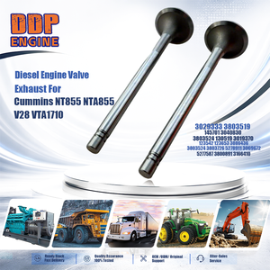 Válvula de Escape para Motor Diésel de Maquinaria de Construcción 3029333 3803519 145701 3040830 3803524 para Cummins NT855 NTA855 V28 VTA1710 - Product Image 2