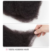 BELEZA Dreadlock pacchetto grezzo treccia capelli umani extension Remy Crochet 100% Afro crespo sfuso capelli umani alla rinfusa donne