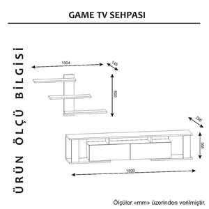 Turkiye Best-seller Unité TV de jeu en aggloméré de luxe exclusive Mobilier de maison en bois blanc moderne pour salon ou appartement - Product Image 4