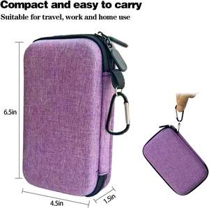 Estuche <span class=keywords><strong>de</strong></span> Viaje para Suministros <span class=keywords><strong>de</strong></span> Diabetes, para Tiras Reactivas <span class=keywords><strong>de</strong></span> Glucosa en Sangre, Dispositivo <span class=keywords><strong>de</strong></span> Punción con 2 Cajas Transparentes Pequeñas y 1 Hebilla <span class=keywords><strong>de</strong></span> Escalada - Product Image 2