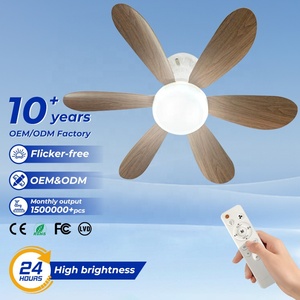 <span class=keywords><strong>Ventilador</strong></span> <span class=keywords><strong>de</strong></span> <span class=keywords><strong>Techo</strong></span> LED <span class=keywords><strong>con</strong></span> <span class=keywords><strong>Luz</strong></span>, 30W 40W E27, Material ABS, Aspas Extraíbles, para Dormitorio Interior, Nuevo - Product Image 3