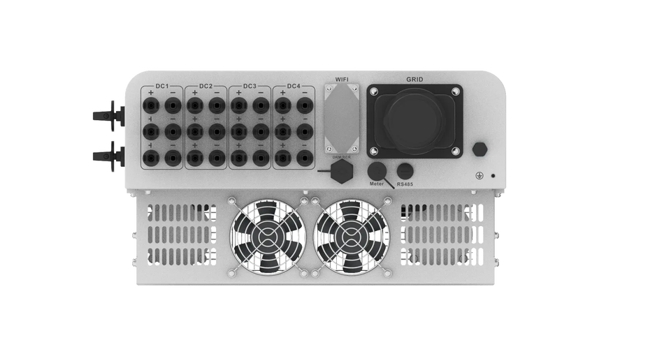 PMSUN Netzgekoppelter Wind-Wechselrichter 1000W – Mit Begrenzungssensor & Dump-Load, 22-65V AC, Plug & Play Für 24V Windräder