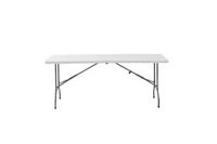 Table pliante en plastique durable et légère à 180 degrés, avec coussin imperméable moderne, mobilier d'extérieur pour restaurants et événements