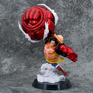 Haute qualité japonais 30cm quatre vitesses fantôme <span class=keywords><strong>Luffy</strong></span> modèle secouer grand poing jouet ornement Action Anime Figure - Product Image 2