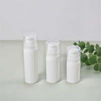 Flacon pompe sans air en plastique de 5 ml, 10 ml, 15 ml pour sérum et lotion, distributeur sous vide