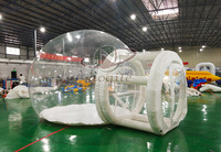 Loisirs vacances maison à bulles dôme Transparent luxe Camping en plein air tente à bulles gonflable