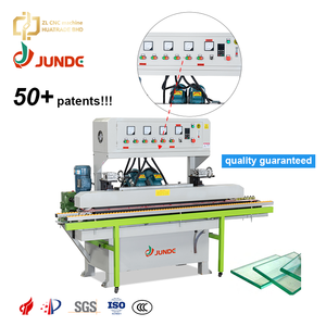 JUNDE <b>Small</b> 45 Straight Line Glass Straight Edge 3mm-25mm Polishing Bevel Edging Machine - Product Image 1