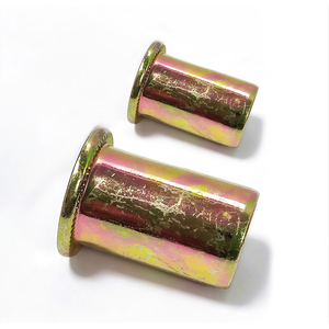 Bền mù đinh tán <span class=keywords><strong>Nut</strong></span> ốc vít cho máy móc ô tô kim loại cường độ cao thép carbon Đầu phẳng có khía hạt đinh tán din7339 - Product Image 5