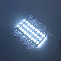 Boîte lumineuse publicitaire LED IP65 de bonne qualité, module 6514, 3 lumières, perles LED 2835, moulage par injection ultrasonique, transparente, extérieure