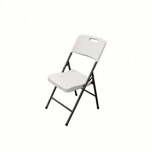 Silla plegable de plástico barata y moderna de nuevo diseño, silla plegable blanca al por mayor - Product Image 3