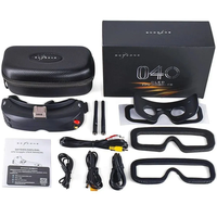 Lunettes FPV Skyzone SKY04O PRO avec double écran OLED 720p, récepteur Steadyview 5.8G 48CH, champ de vision de 42 degrés, suivi de tête, casque HD pour drone
