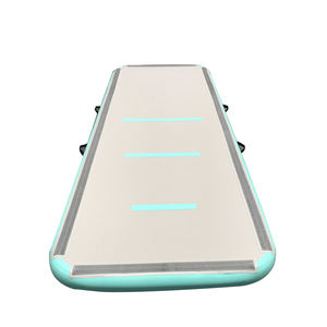 Tapis de gymnastique gonflable <span class=keywords><strong>Airtrack</strong></span> 4x4 en PVC imperméable de haute qualité, logo personnalisé, épaisseur 15 mm, longueur 10 m, pour yoga et taekwondo - Product Image 4