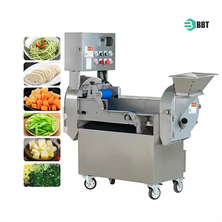Cortadora de verduras eléctrica de alta calidad Industrial, Máquina trituradora para perejil, pepino, cortadora de verduras