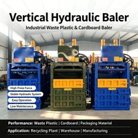 Machine à balles pour bouteilles PET OEM, machine à balles pour déchets plastiques, compresseur à balles pour plastique pour usine d'emballage
