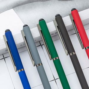 Stylo publicitaire personnalisé avec logo et finition douce au toucher - Stylos promotionnels en gros pour entreprises - Product Image 2