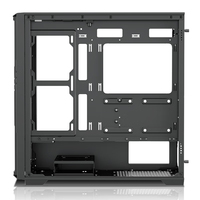 Casing Komputer Gaming LOVINGCOOL OEM Mid ATX Tower Dengan Kaca Temper, Casing Komputer Mid ATX Tower Dengan USB3.0*1 USB2.0*2 untuk PC