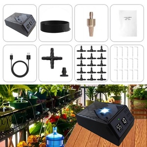 ZHITIAN TJH-01 Automatic Smart Solar Plastic Drip Irrigation Kit Black Indoor Plant Self Watering <b>Timer</b> - Product Image 1