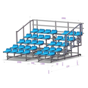 Gradins de stade pour le football en plein air, sièges de stade, gradins de gymnase scolaire, gradins amovibles, gradins temporaires - Product Image 4