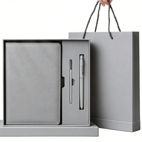 Ensemble de carnets A5 personnalisés pour entreprises avec couverture en tissu cousue, logo personnalisé, haute qualité, portable, cadeau pour l'école et le bureau
