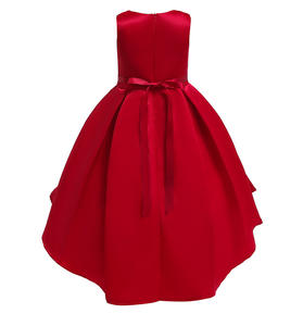 D0038 Guangzhou Children Clothes Flower Kids Latest Design 8 Years Girl Birthday Party Dress - Product Image 6