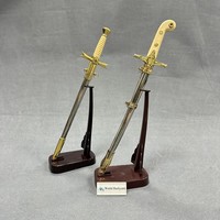 Épée historique en métal gravée avec fourreau en alliage, sabres cérémoniels pour collectionneurs, cadeau, miniatures de sabres dorés