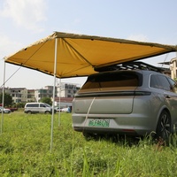 Accessoires directement de l'usine, auvent à ailes de chauve-souris à 270 degrés, auvent latéral pour camion 4x4, ouverture rapide, auvent latéral pour voiture