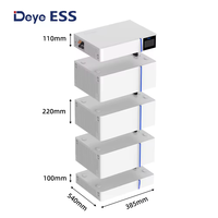 Nouvelle batterie lithium haute tension Deye Gb-l Lifepo4 2026, pack de batteries 102,4 V 40 Ah pour système de panneaux solaires