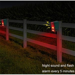 Luz de Advertencia Solar Intermitente 2024, Repelente de Perros y Animales, Sensor de Movimiento Ultrasónico, Distancia de Detección de 5-8 m, Clasificación IP55 - Product Image 3
