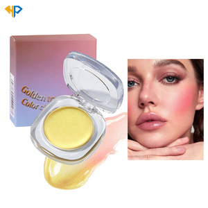 Paleta de Rubor en Crema Dorada que Cambia de Color con la Temperatura, Resistente al Agua, con Logotipo Personalizado, Vegano, de Marca Privada - Product Image 1