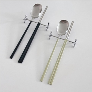 <span class=keywords><strong>Poggia</strong></span> bacchette di fiori di prugna 304 acciaio inossidabile bacchette coreane cucchiaio porta coltelli portaposate casa cucina Stand stoviglie Stand - Product Image 5