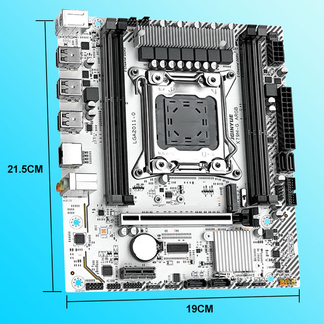 JGINYUE X79M-G ARGB DDR3 Desktop Motherboard with 4xDDR3 Memory Slot Dual Channel LGA2011-3 Socket New Product