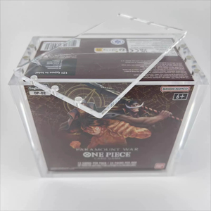 Wholesale Factory Acrylic Magnetic OP Booster Box TCG Pack Protector Clear Display Case for TCG - Product Image 5