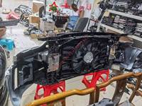 Kit carrosserie complet pour Audi A5 2017-2019 : pare-chocs avant, calandre, ventilateur de radiateur, condenseur, ensemble de pare-chocs avant