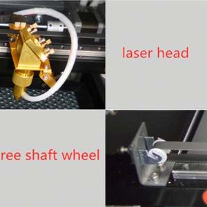 Sihao China เครื่องตัดและแกะสลักด้วยเลเซอร์4060 CO2สำหรับแกะสลักหินแกะสลักกระดาษไม้ยางพารา - Product Image 6