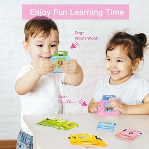 Lecteur de cartes électroniques éléphant personnalisé multi-langues jeu de cartes flash parlantes pour enfants machine de lecture de cartes d'éducation précoce - Product Image 4