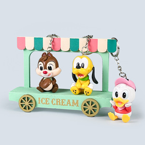 Cartone animato all'ingrosso Mickey <span class=keywords><strong>Minnie</strong></span> Donald bella 3D bambola portachiavi giocattolo di alta qualità per bambini borsa auto ciondolo chiave - Product Image 3