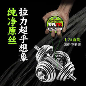 Chijin 8-Strand Pe Fishing Line Braided High Strength Pink 100M Main Line For Long Casting - Product Image 4