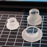 Revêtement de fenêtre en verre optique, 3d, couverture de protection, perle en verre optique, lentille de marches, UV