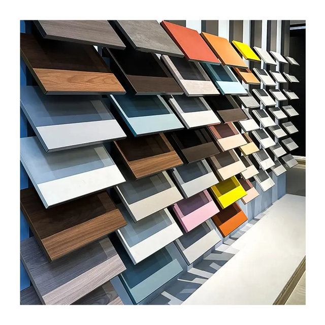 Wall Mounted Metal Wire Shelf Stone Display Rack Showroom Ceramic Tile Display Rack Stand for Granite and Marble Tile