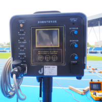 Sistema Profesional de Cronometraje para Atletismo - Equipo de Puntuación con Pantalla LED de Precisión de 1/1000s para Competiciones de Atletismo