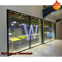 Lecede panneau mural publicitaire LED polychrome avant ouvert intérieur 3.91mm fenêtre en verre HD écran d'affichage LED Transparent pour magasin